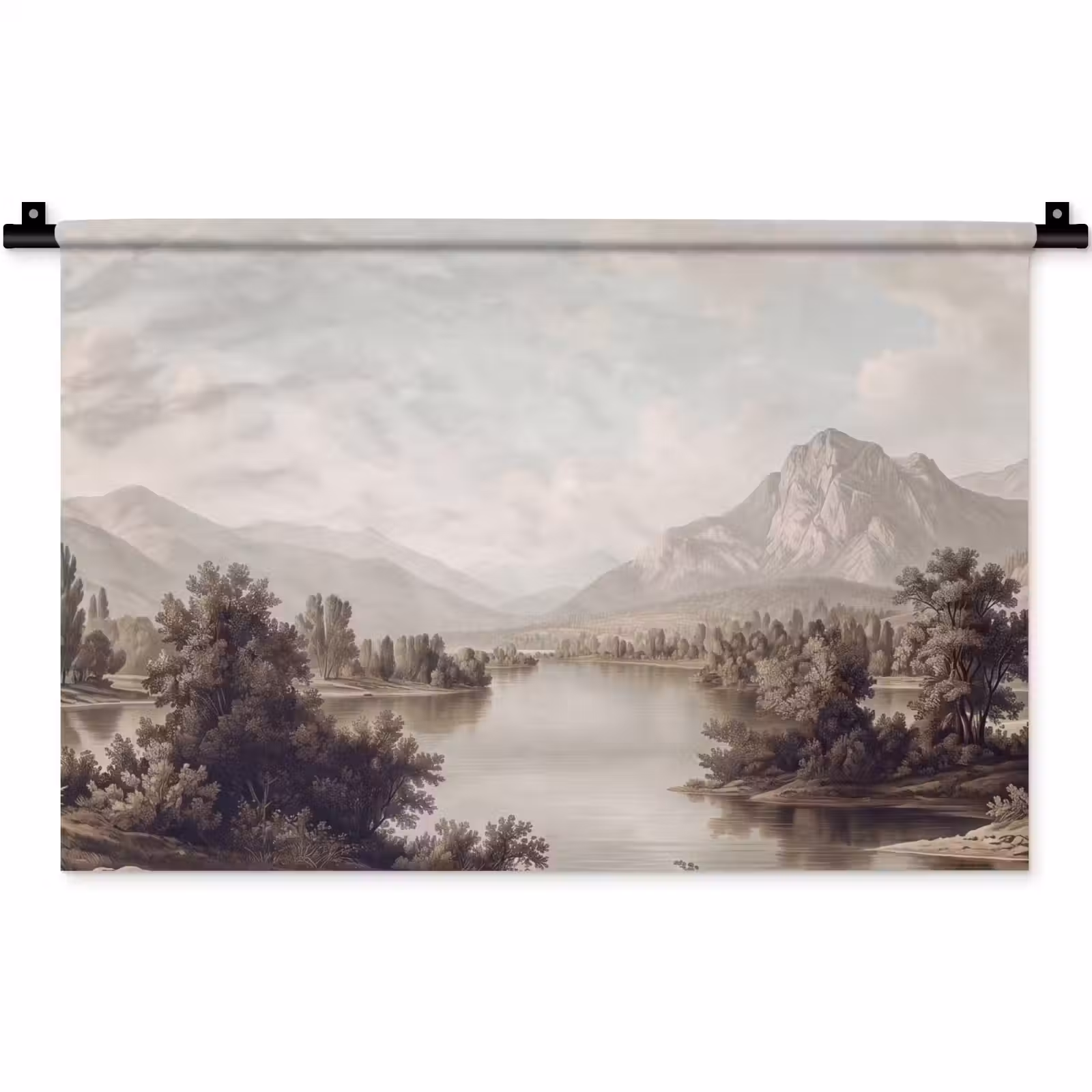 Wandkleed - Klassiek - Landschap - Sereen — 1