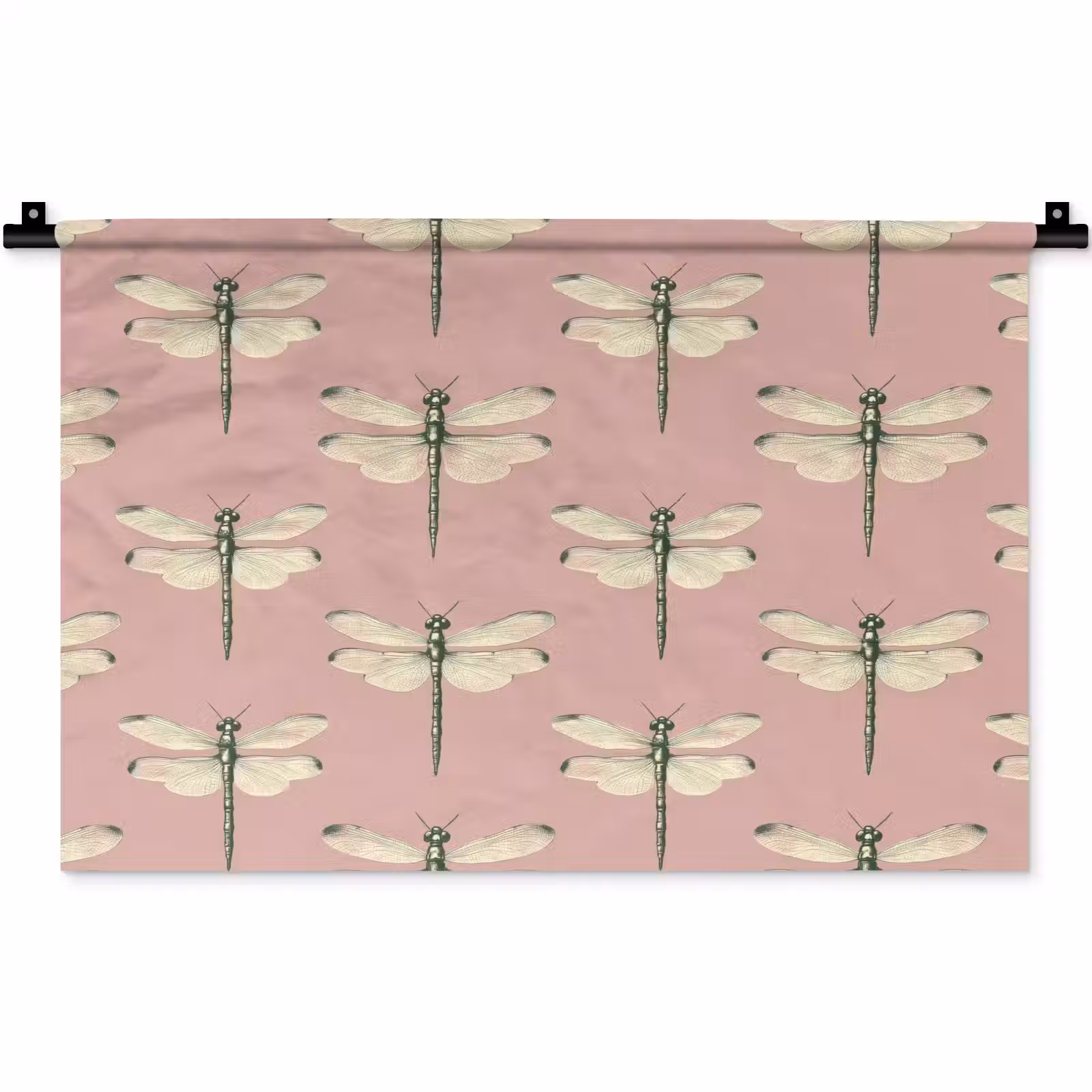 Wandkleed - Lillibellen - Patroon - Roze — 1