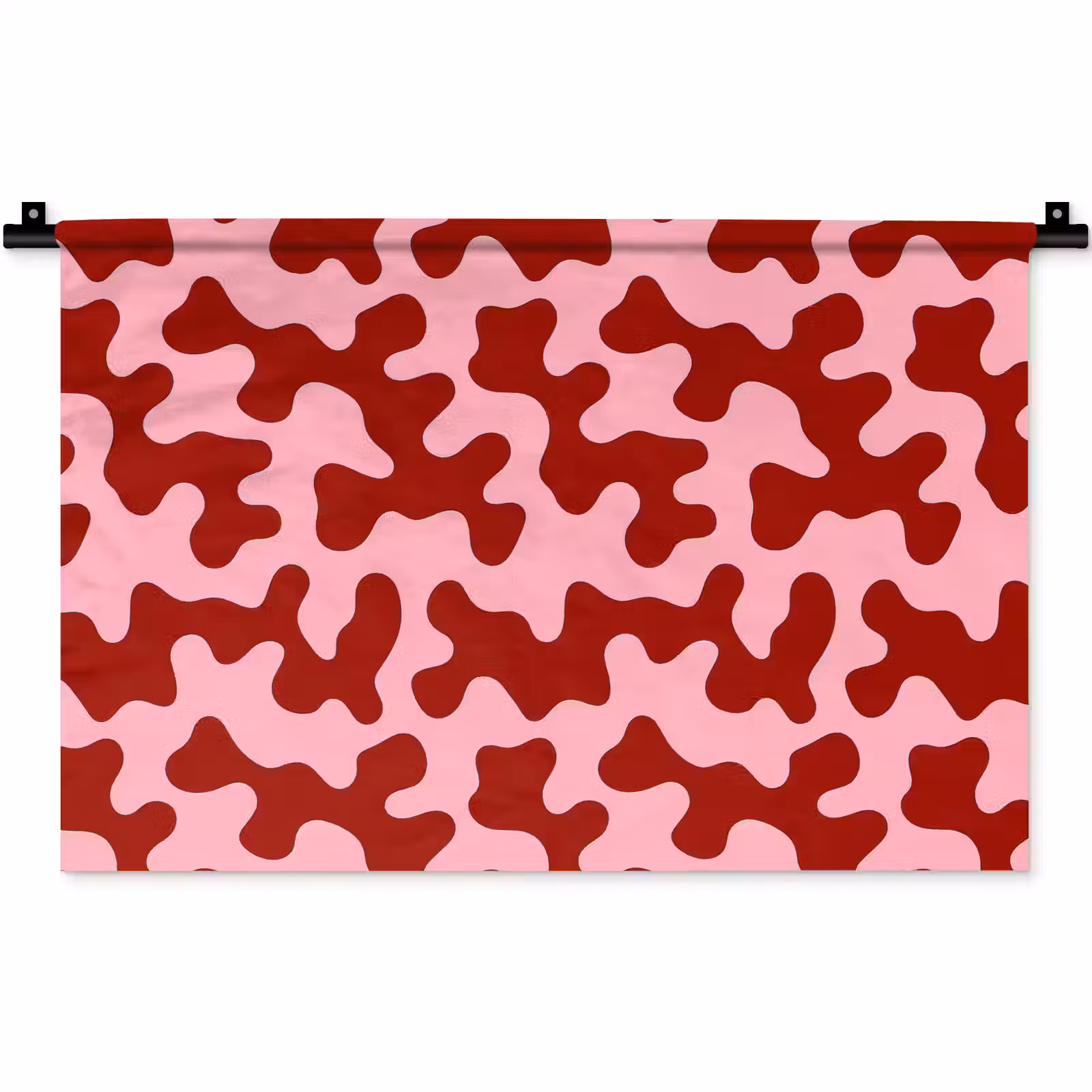 Wandkleed - Modern - Abstract - Rood — 1