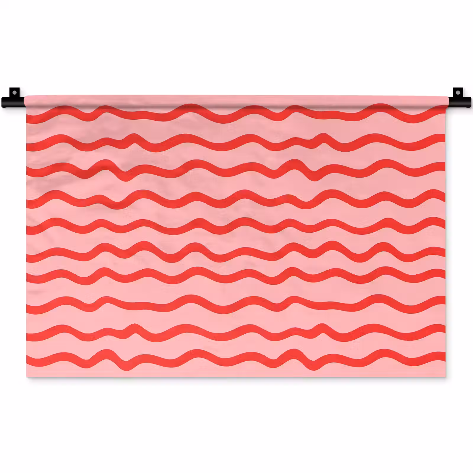 Wandkleed - Speels - Patroon - Rood — 1