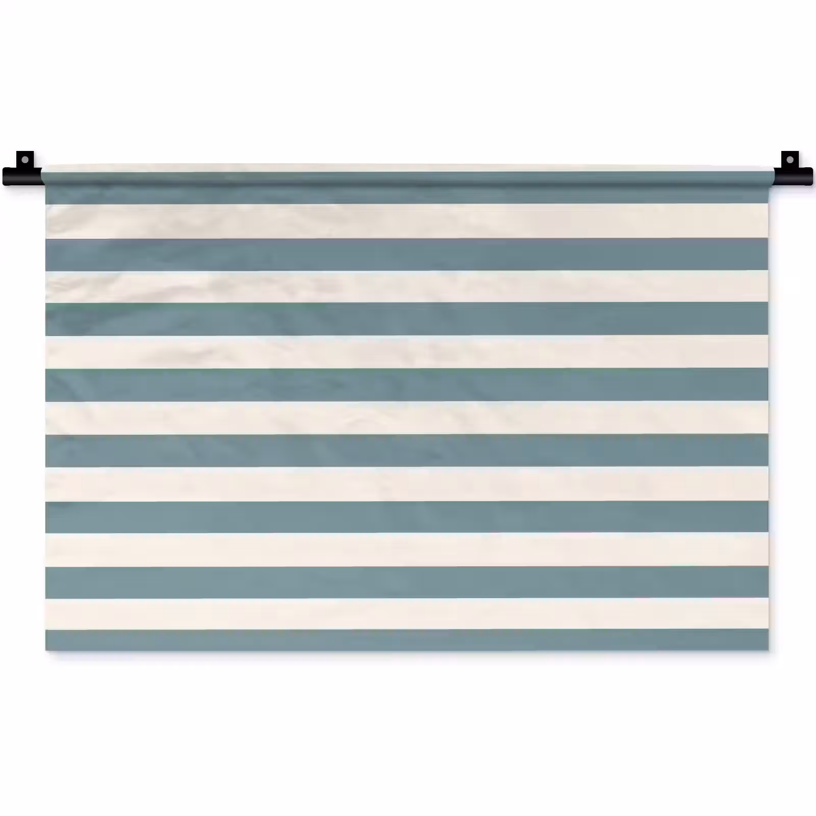 Wandkleed - Strepen - Modern - Blauw — 1
