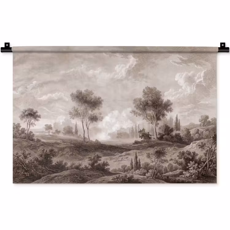 Wandkleed - Klassiek - Landschap - Neutraal — 1