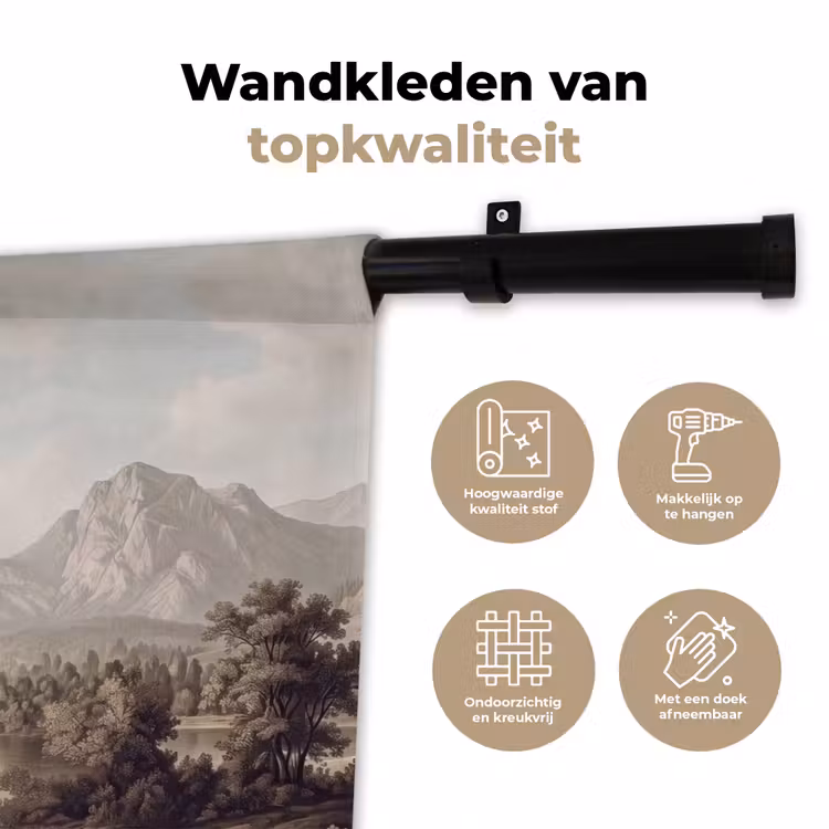 Wandkleed - Klassiek - Landschap - Sereen — 3