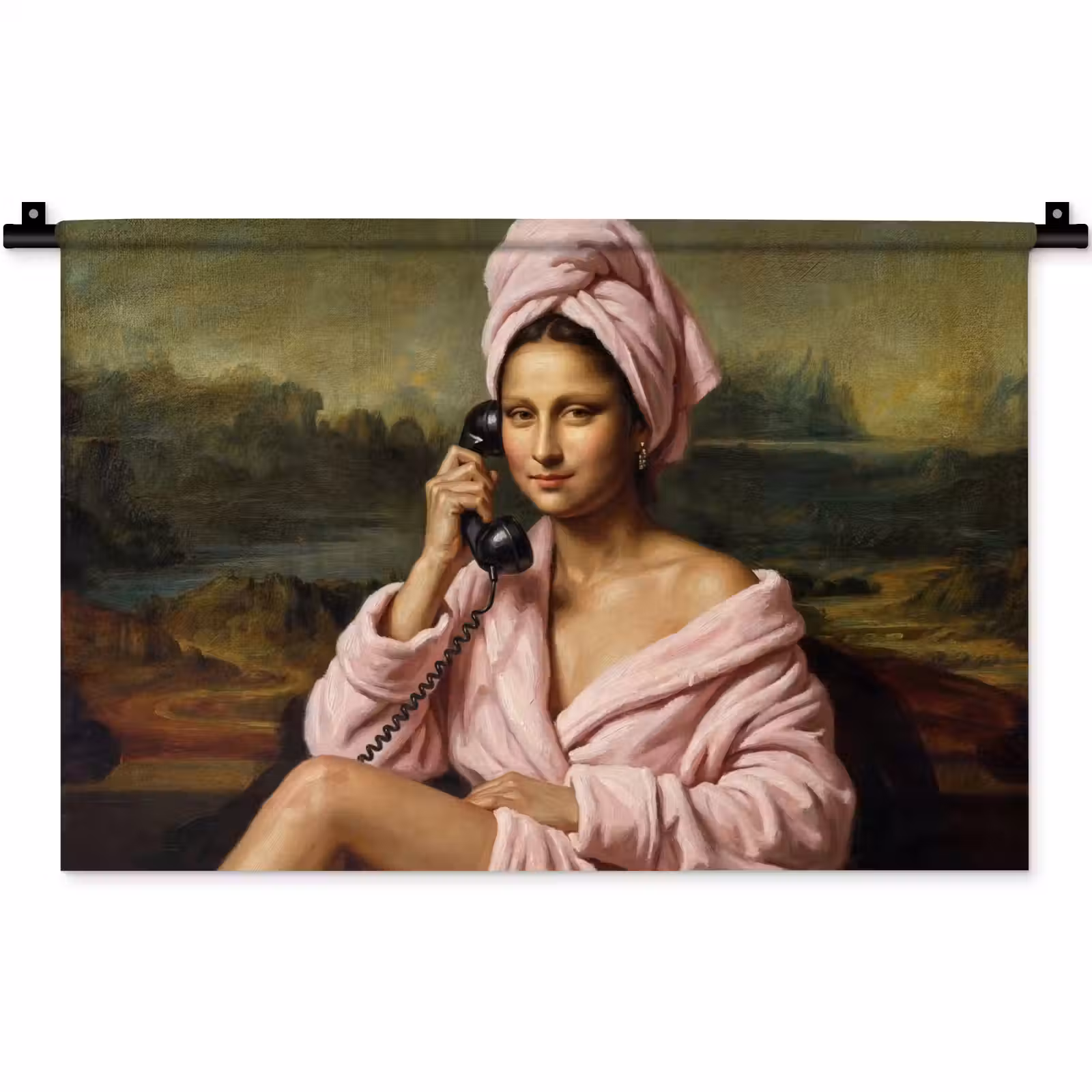 Wandkleed - Mona - Klassiek - Roze — 1