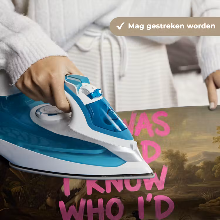 Wandkleed - Klassiek - Humor - Roze — 6