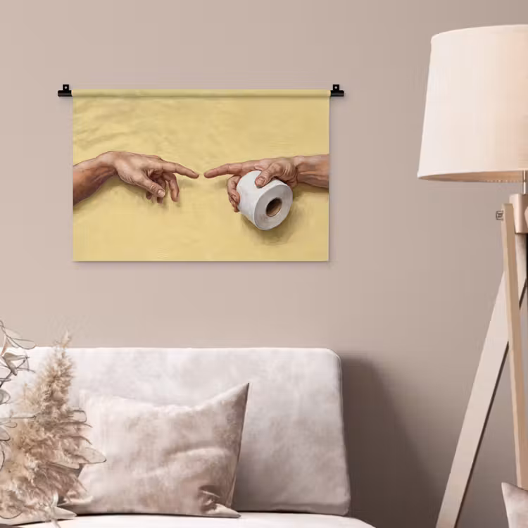 Wandkleed - Klassiek - Kunst - Humor — 2