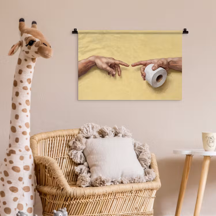 Wandkleed - Klassiek - Kunst - Humor — 5