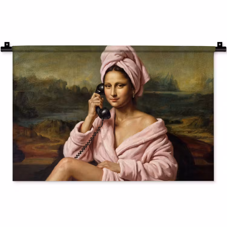 Wandkleed - Mona - Klassiek - Roze — 1
