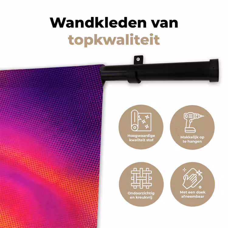 Wandkleed - Abstract - Patroon - Kleurverloop — 3