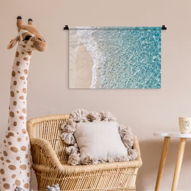 Wandkleed - Kust - Zand - Blauw — 5