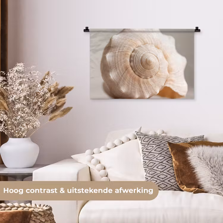 Wandkleed - Schelp - Detail - Beige — 4