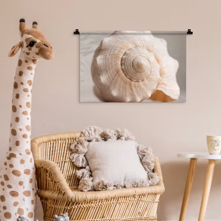 Wandkleed - Schelp - Detail - Beige — 5