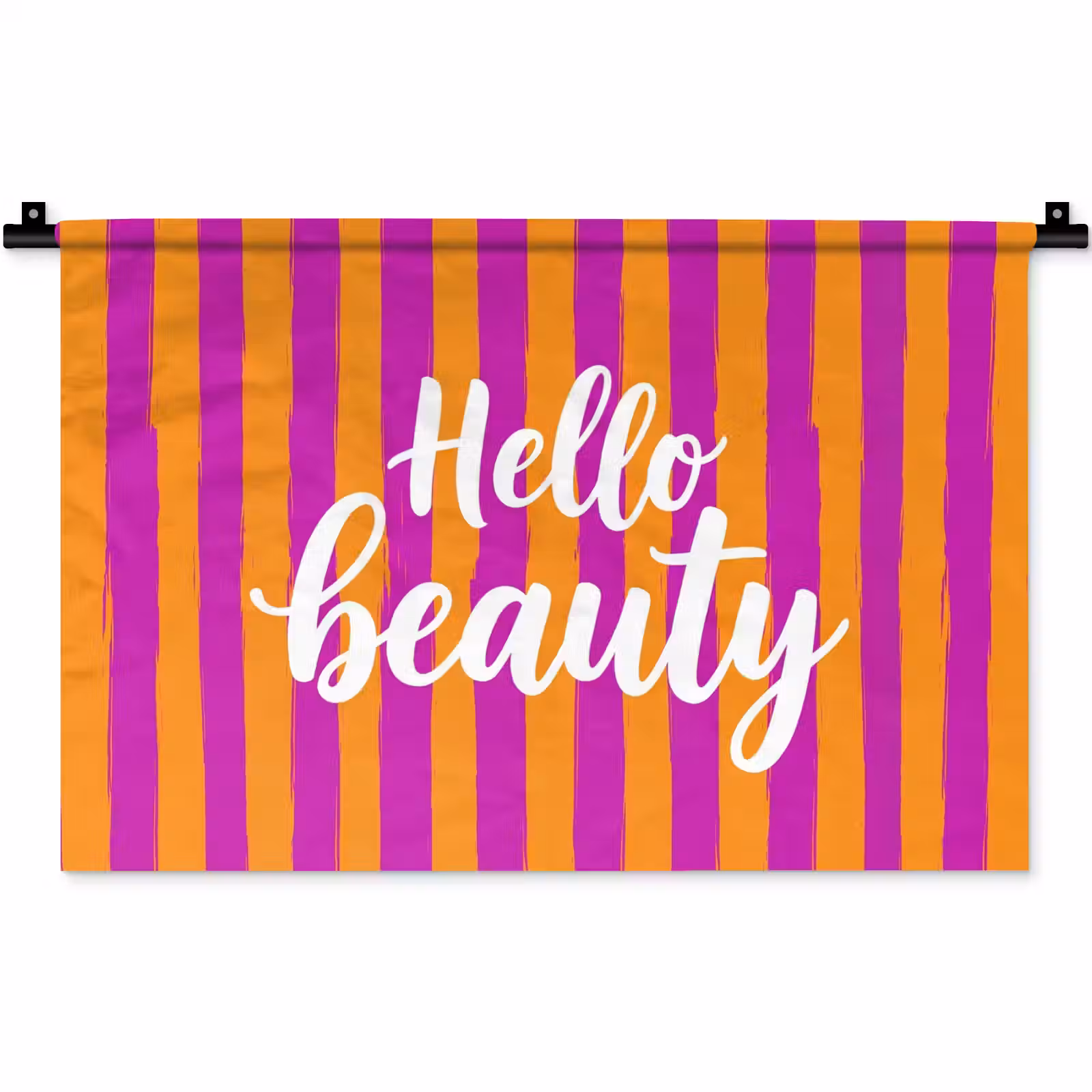 Wandkleed - Modern - Hello - Oranje — 1