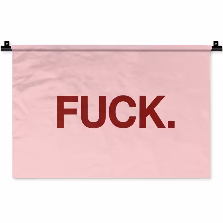 Wandkleed - Statement - Krachtig - Roze — 1