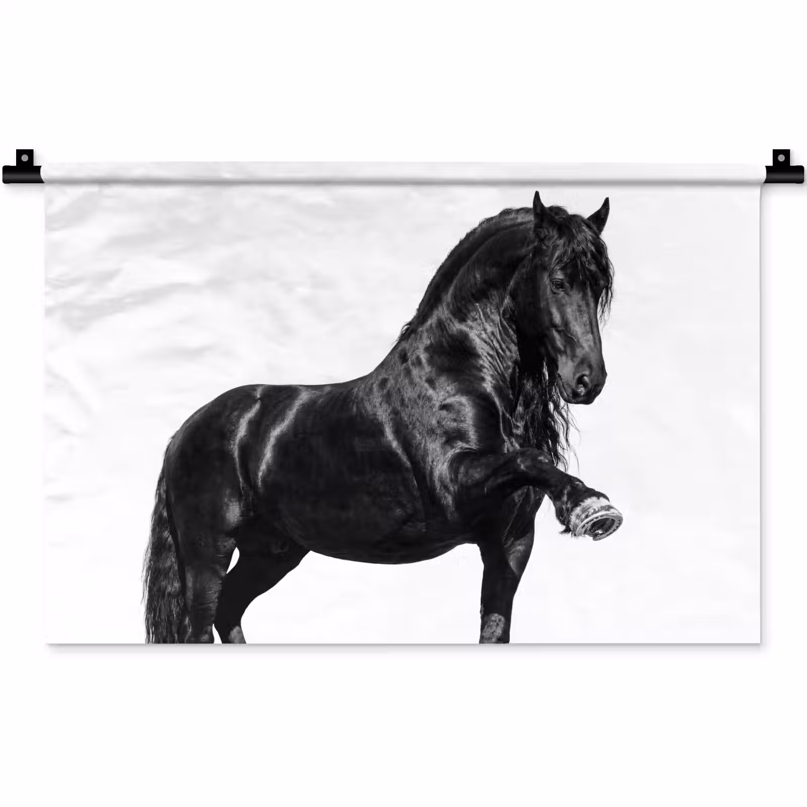 Wandkleed - Fries - Hengst - Modern — 1