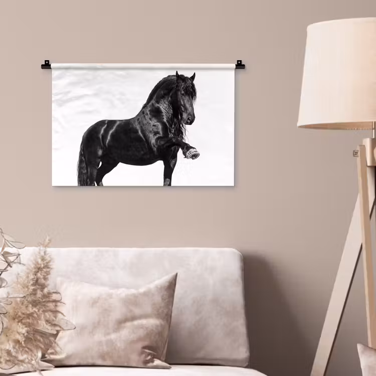 Wandkleed - Fries - Hengst - Modern — 2