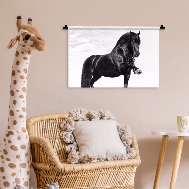 Wandkleed - Fries - Hengst - Modern — 5