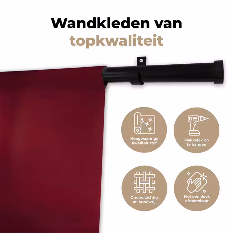 Wandkleed - Hengst - Steigert - Rood — 3