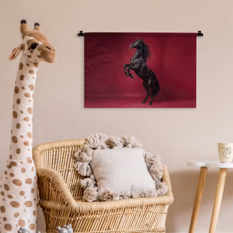Wandkleed - Hengst - Steigert - Rood — 5
