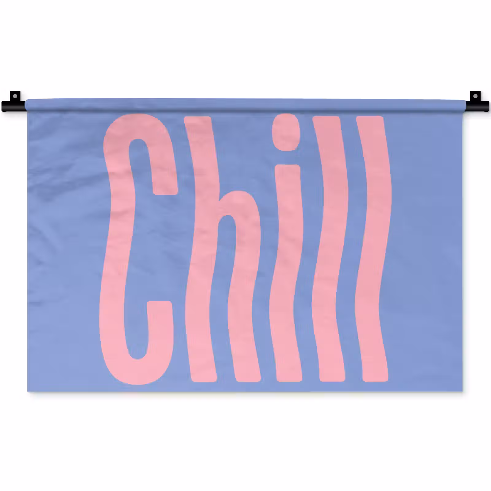 Wandkleed - Chill - Roze - Blauw - Golvend — 1