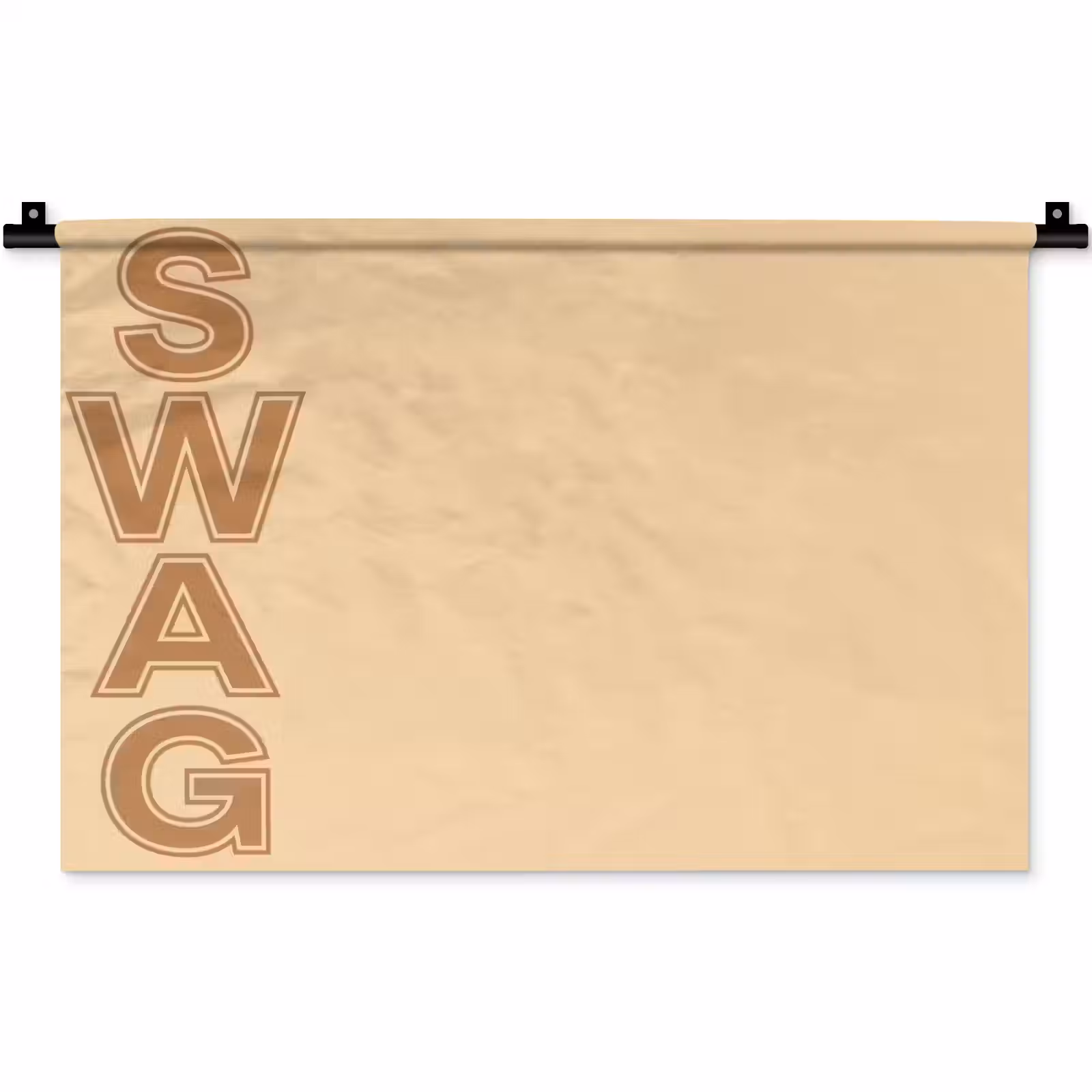 Wandkleed - Swag - Bruin - Beige — 1