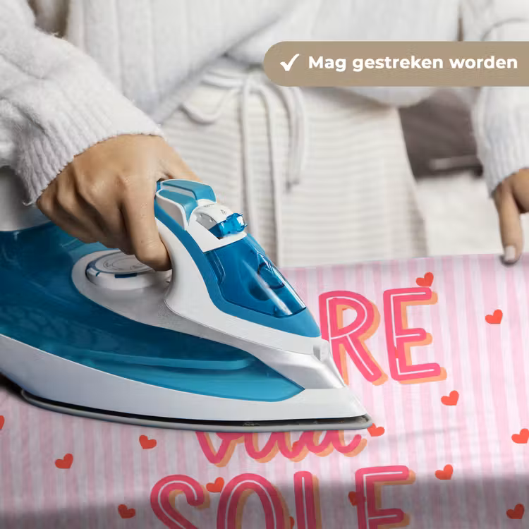 Wandkleed - Amore vita sole - Roze - Hartjes — 6