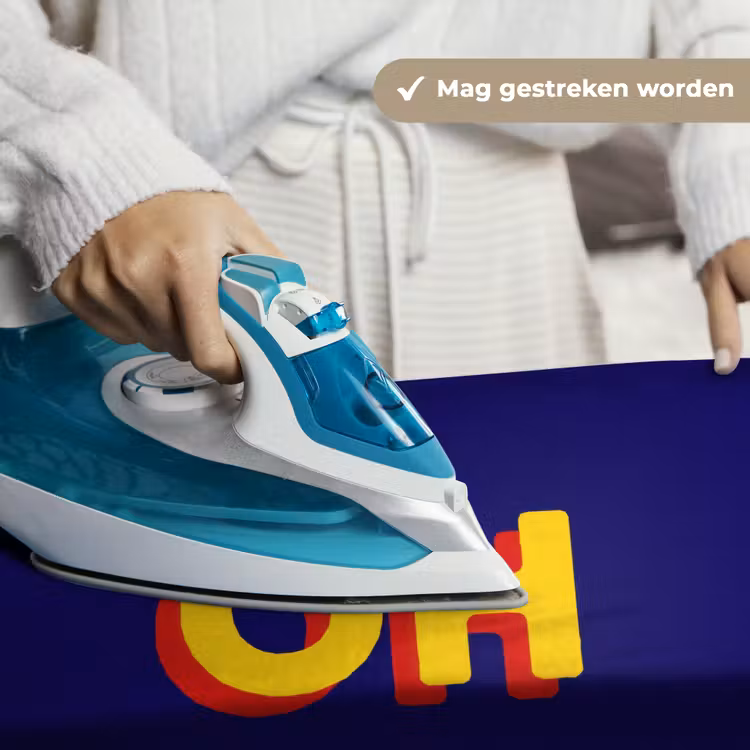 Wandkleed - Blauw - Geel - OH - Schaduw — 6