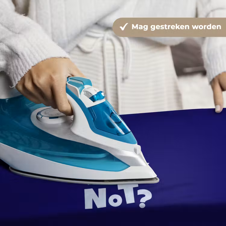 Wandkleed - Blauw - Why not - Minimalistisch — 6