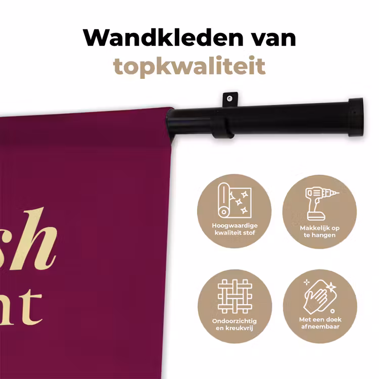 Wandkleed - Cherish every moment - Cocktailglas - Bordeaux — 3