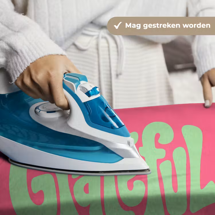 Wandkleed - Grateful - Groen - Grafisch - Vloeiend — 6