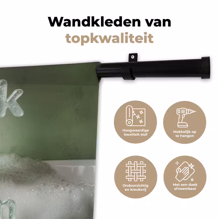 Wandkleed - Soak it all in - Hond - Bad — 3