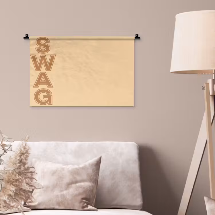 Wandkleed - Swag - Bruin - Beige — 2