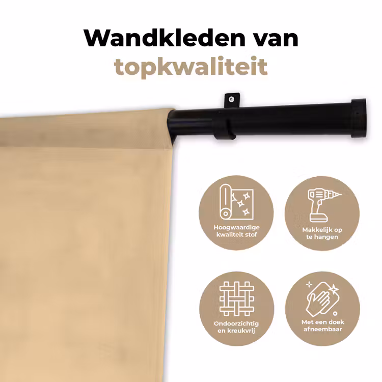 Wandkleed - Swag - Bruin - Beige — 3