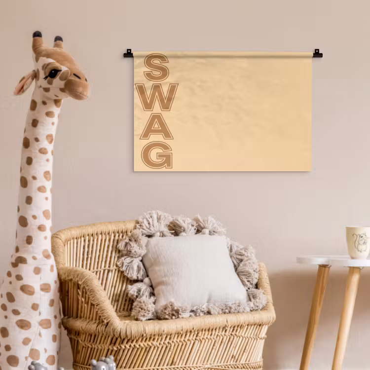 Wandkleed - Swag - Bruin - Beige — 5