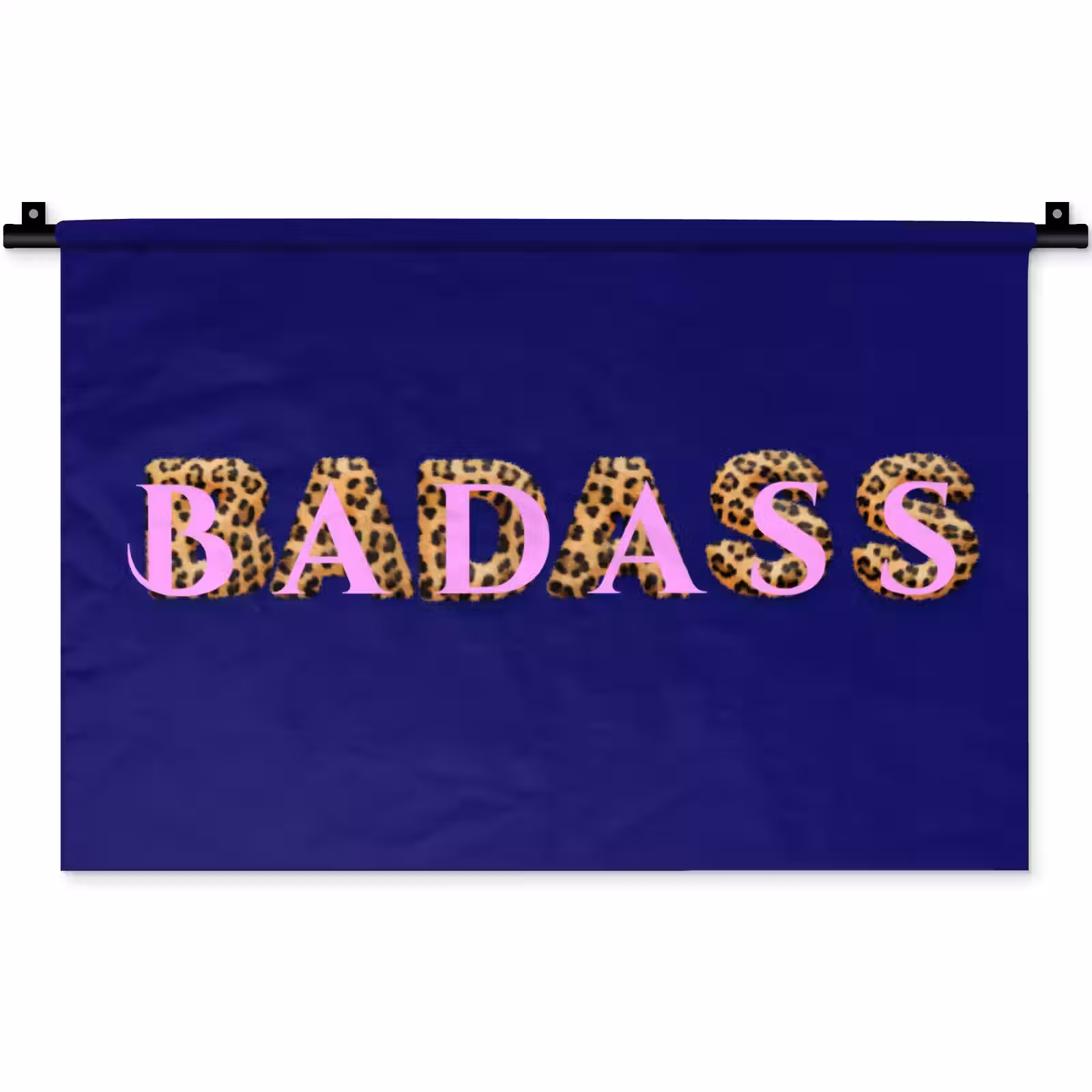 Wandkleed - Badass - Panterpint - Schaduw - Roze — 1