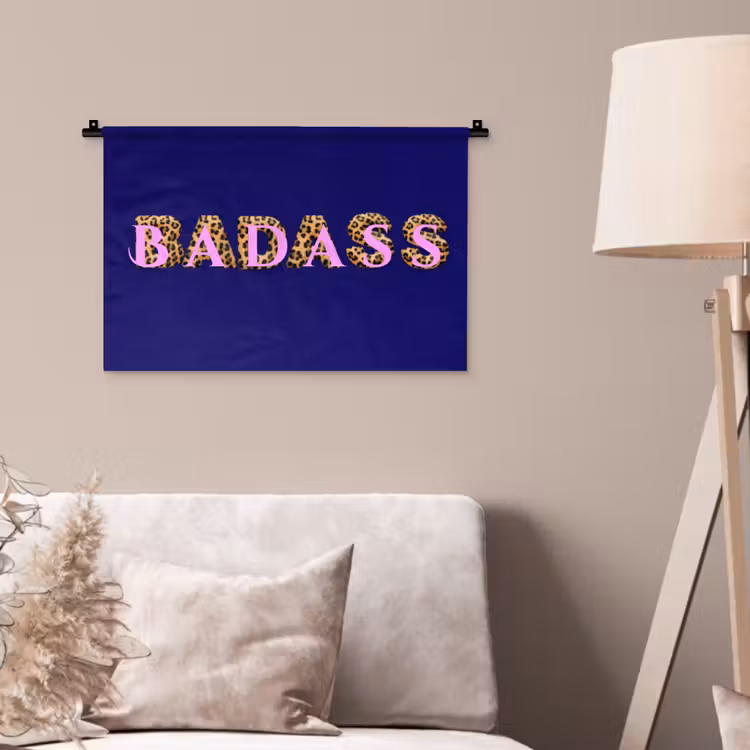 Wandkleed - Badass - Panterpint - Schaduw - Roze — 2