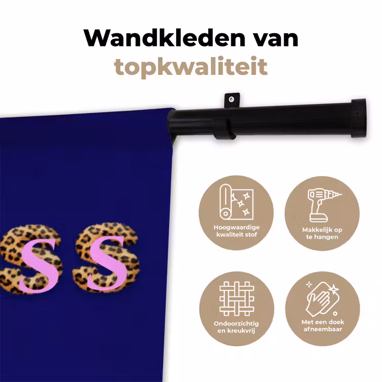 Wandkleed - Badass - Panterpint - Schaduw - Roze — 3
