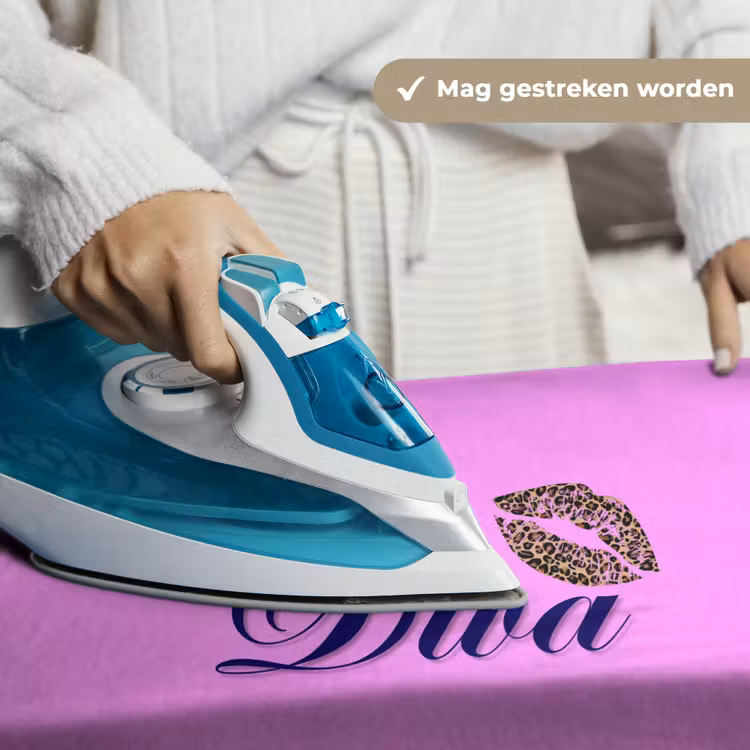 Wandkleed - Diva - Lip - Panterprint - Roze — 6
