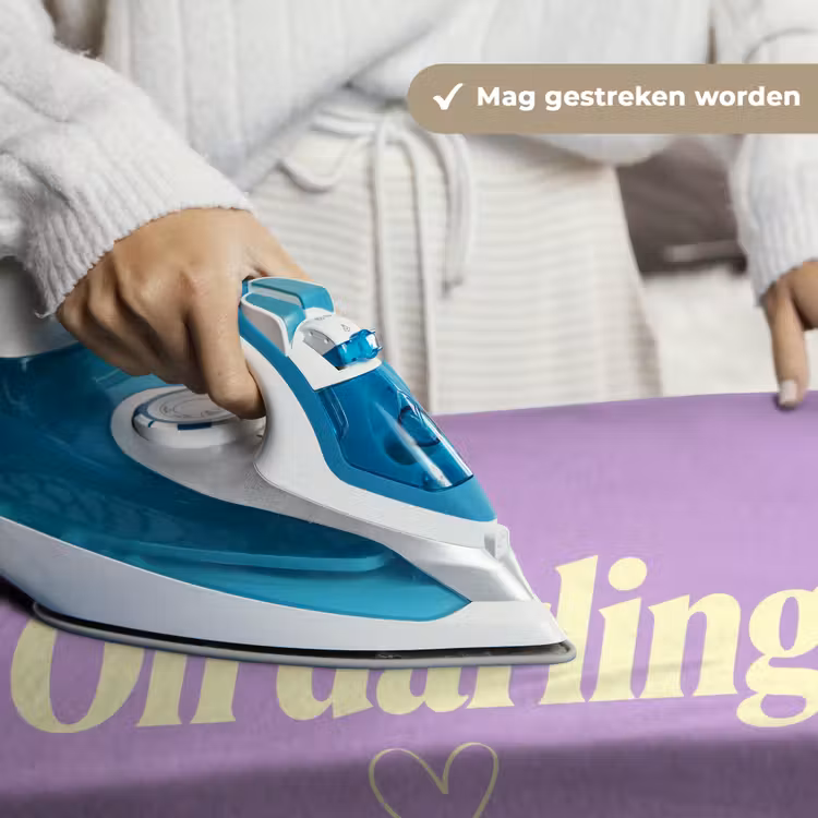 Wandkleed - Oh darling - Hart - Paars — 6
