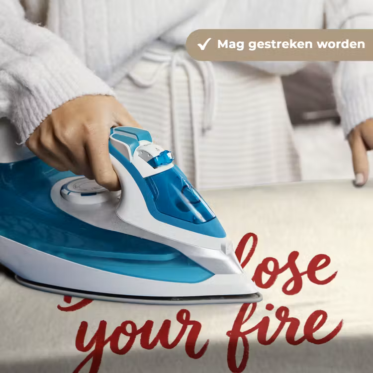 Wandkleed - Don't lose your fire - Rood - Wit - Minimalistisch — 6