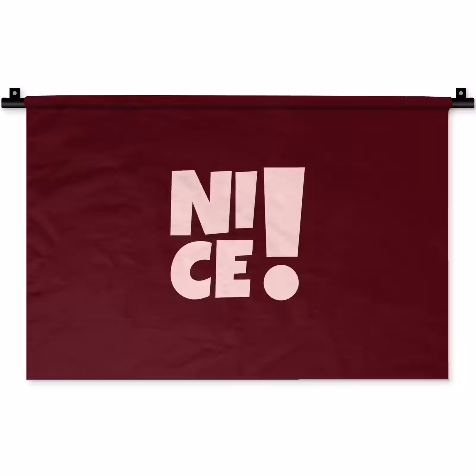 Wandkleed - Nice - Uitroepteken - Rood — 1