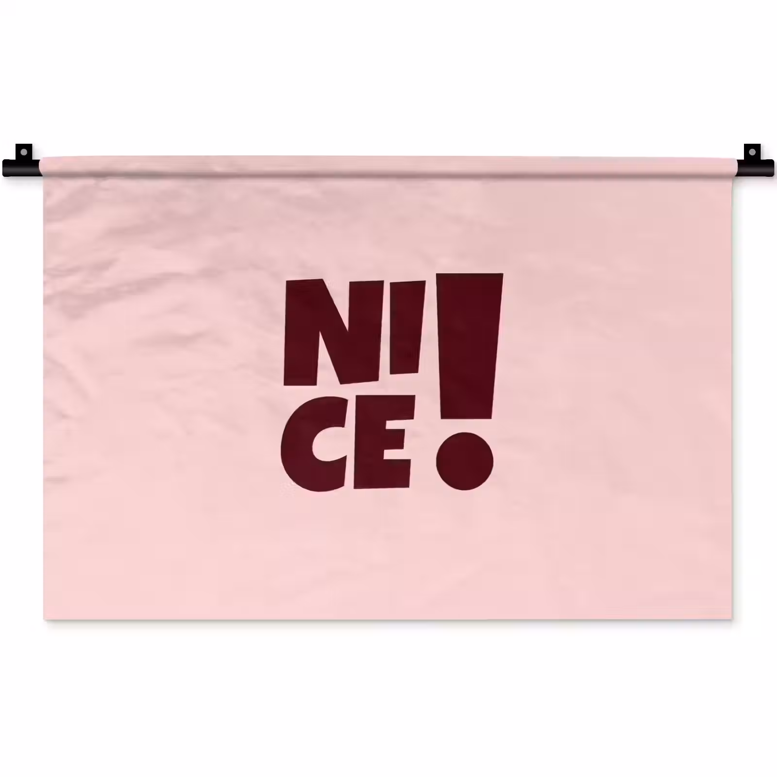 Wandkleed - Nice - Uitroepteken - Roze — 1
