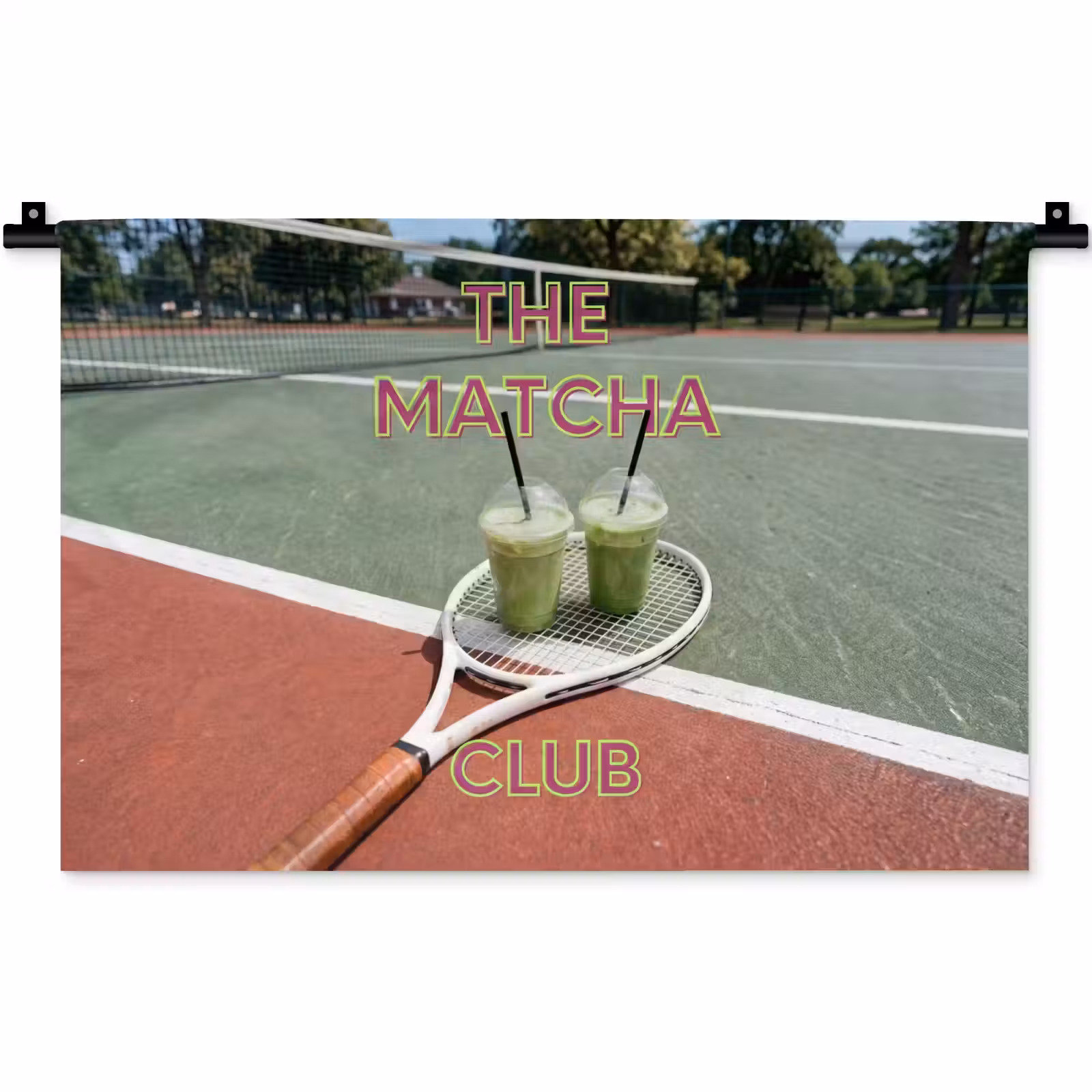 Wandkleed - Matcha Club - Tennis - Matcha — 1