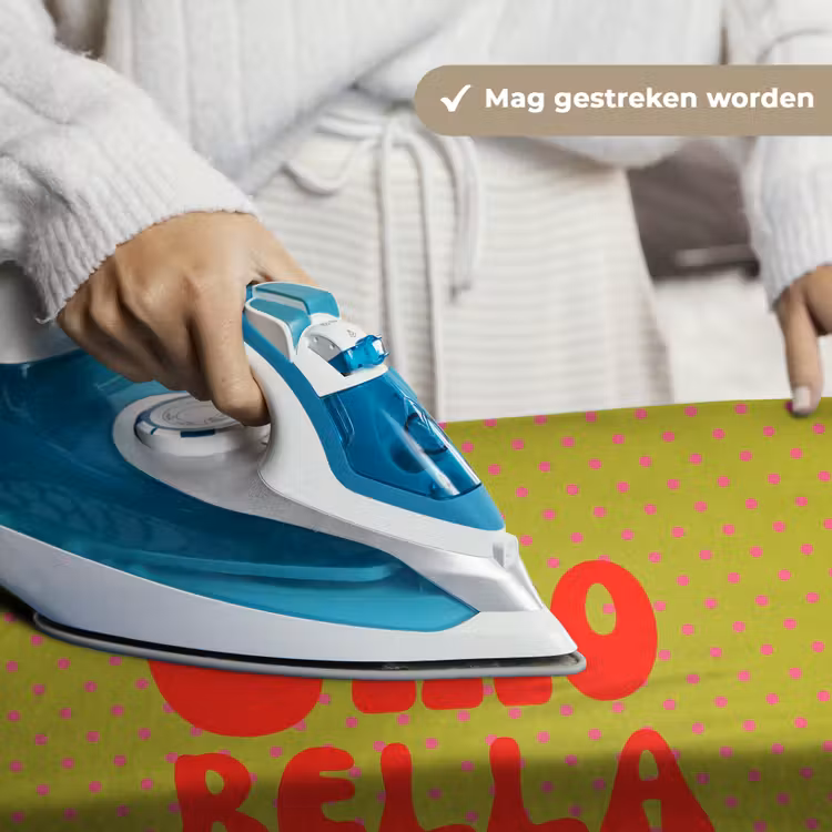 Wandkleed - Ciao bella - Rood - Groen - Stippen — 6
