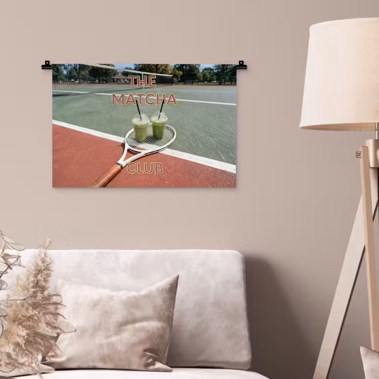 Wandkleed - Matcha Club - Tennis - Matcha — 2
