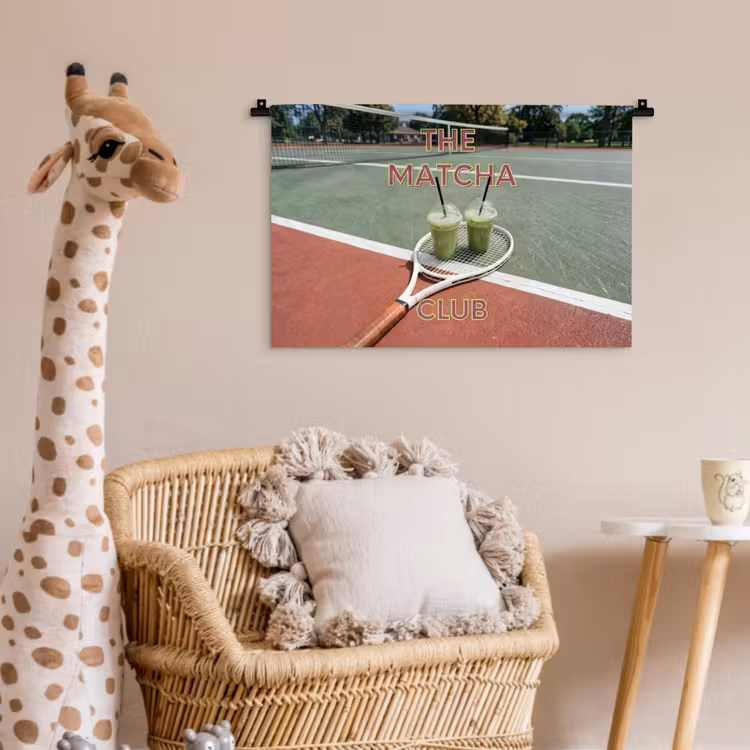 Wandkleed - Matcha Club - Tennis - Matcha — 5