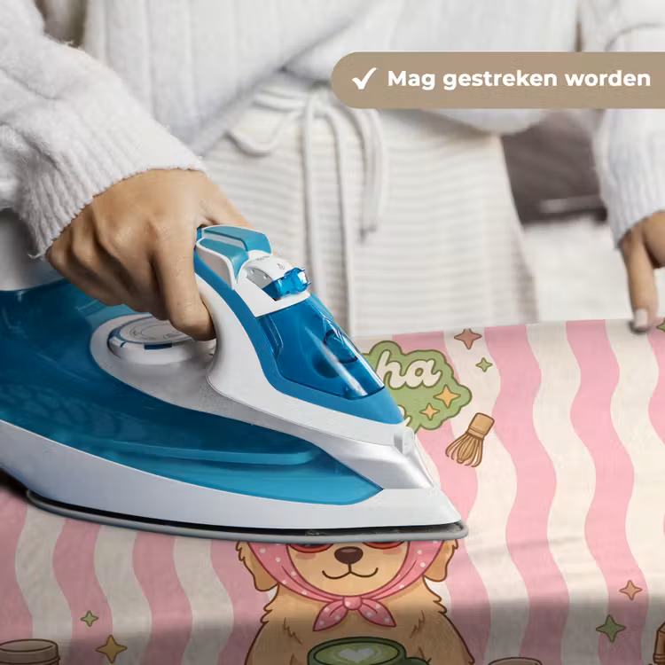 Wandkleed - Matcha - Hond - Roze - Groen — 6