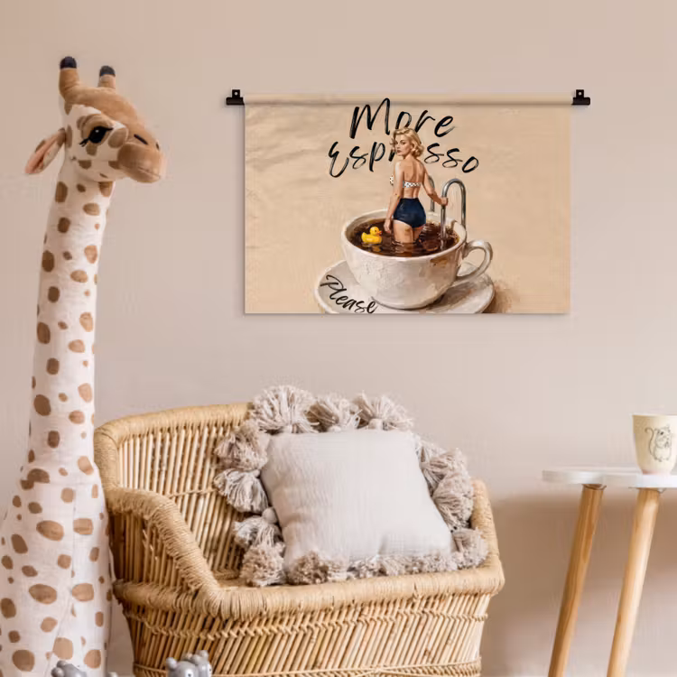 Wandkleed - More espresso - Koffie - Eend — 5