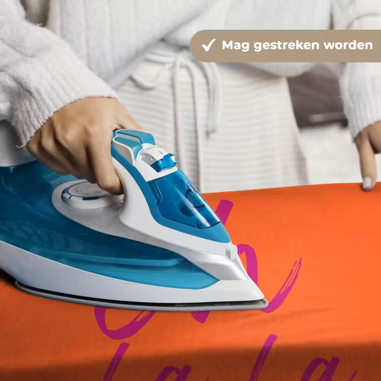 Wandkleed - Oh la la - Oranje - Roze - Grafisch — 6