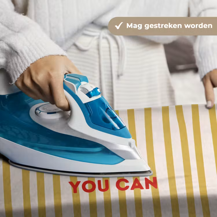 Wandkleed - Strepen - Abstract - Yes you can - Rood — 6